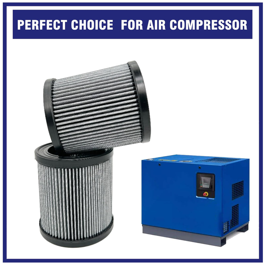 2 Pcs 110377E100 Air Filter for Quincy Air Compressor, Replace 32012957