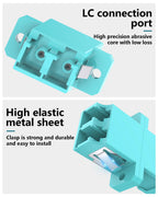 15 Pack LC to LC Fiber Optic Coupler Multimode LC Coupler
