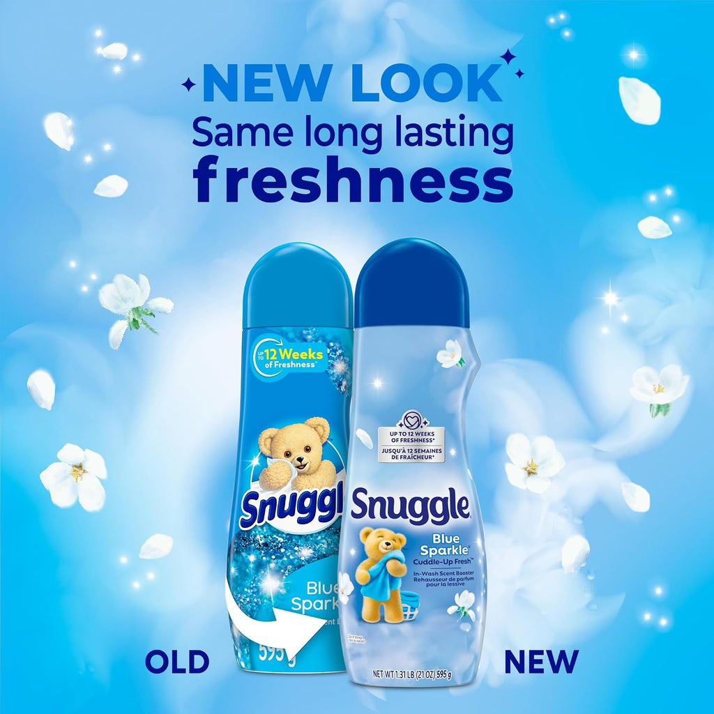 In Wash Scent Booster, Blue Sparkle, 21oz, 4-Pack