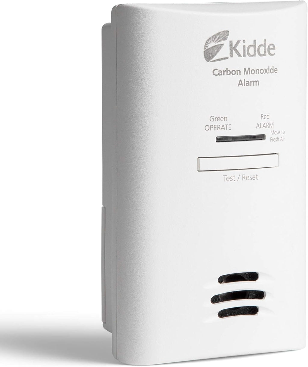 Carbon Monoxide Detector, Plug-in Carbon Monoxide Detector with AA Battery Backup, 85 dB Alarm, LED Status Light
