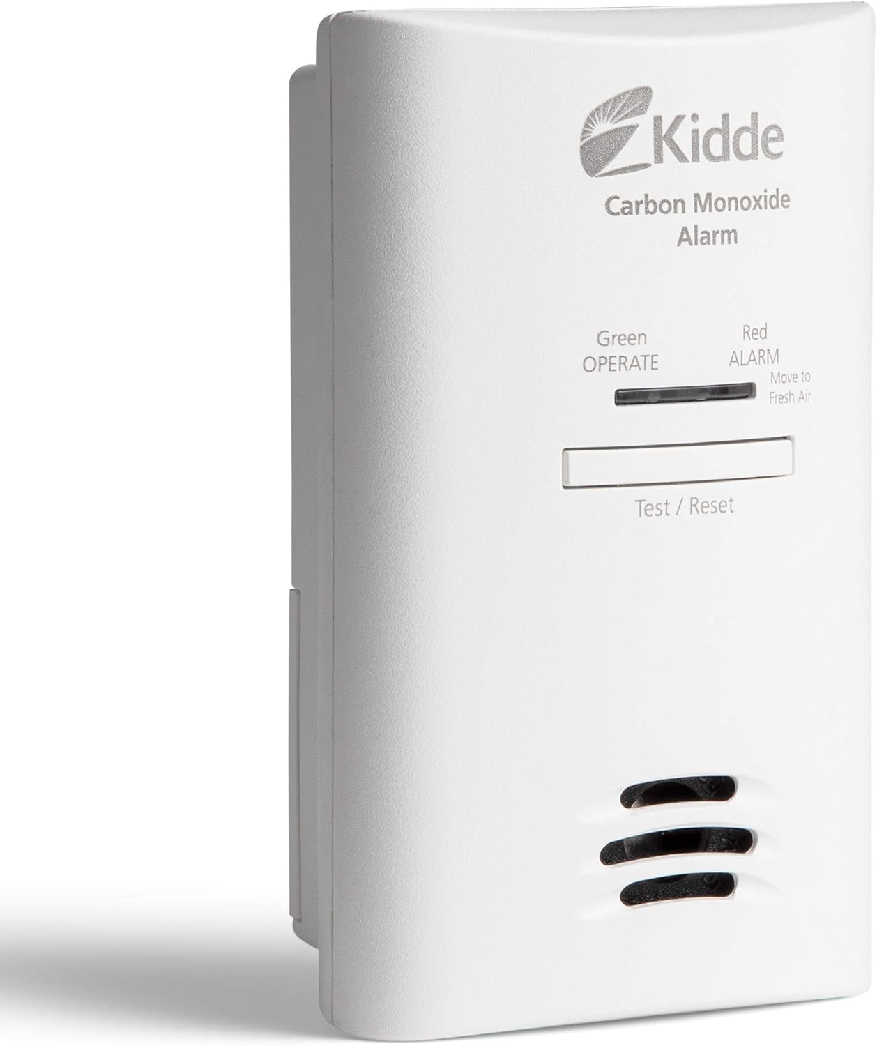 Carbon Monoxide Detector, Plug-in Carbon Monoxide Detector with AA Battery Backup, 85 dB Alarm, LED Status Light