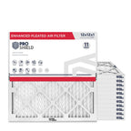12x12x1 MERV 11 Enhanced Pleated HVAC Air Filter, 6 Pack