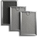Microwave Filter Set for LG LMV1683ST,LMV1630ST, LMV1683SW,LMV1630BB, LMV1683SB(charcoal and grease filter)