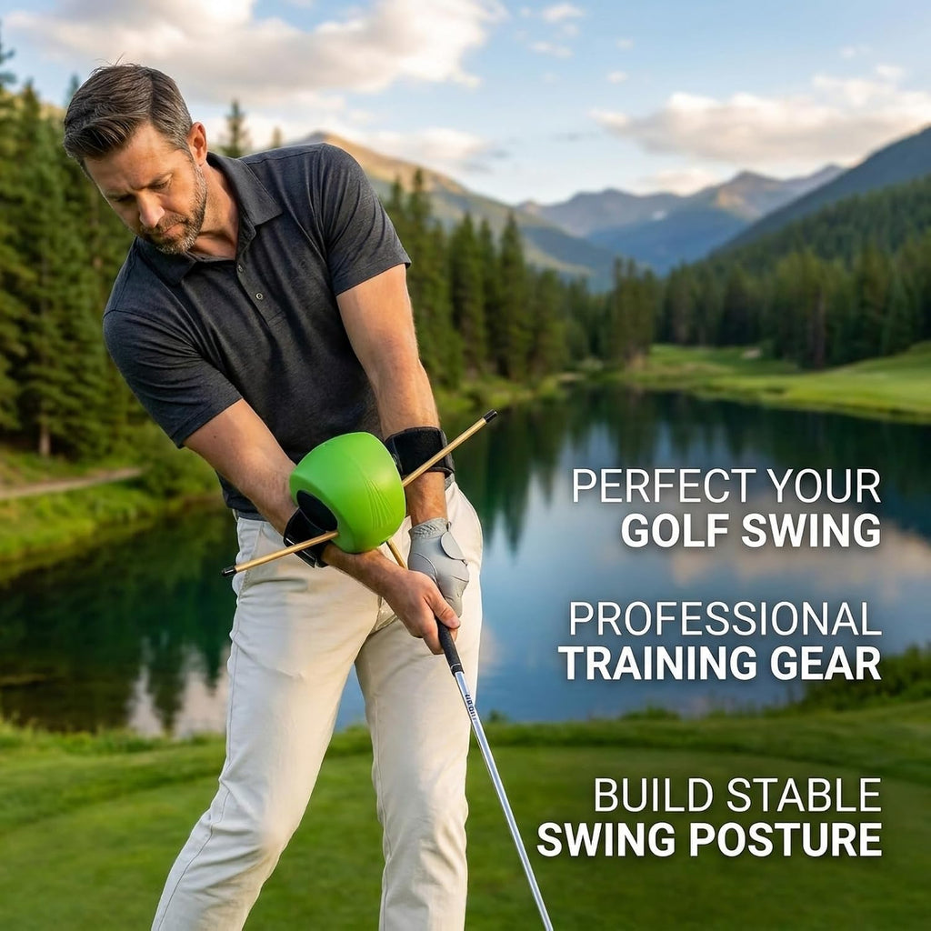 The Connector Golf Training Aid, Golf Swing Trainer, golf training aid ball | golf training ball, 2 Arm Bands to