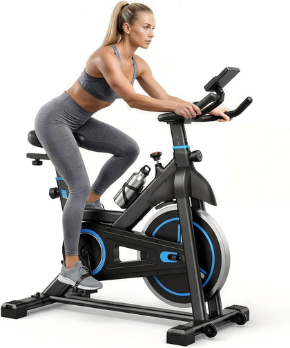 Exercise Bike with APP, Stationary Bikes for Home, Workout Bike for Adults & Seniors, Cycle Machine, Adjustable