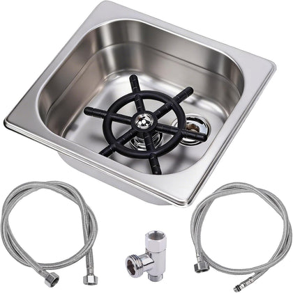Pitcher Rinser,Glass Rinser Built In Countertop Style(6.9x6.3x2.6 Inch)