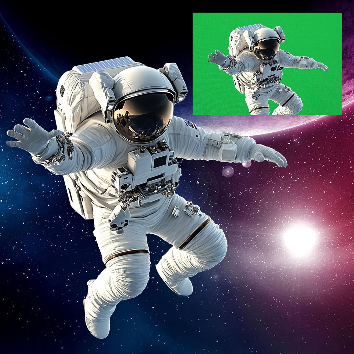10X12ft Green Screen Backdrop for Photography | Chromakey Polyester Foldable Greenscreen Background,Green Screen