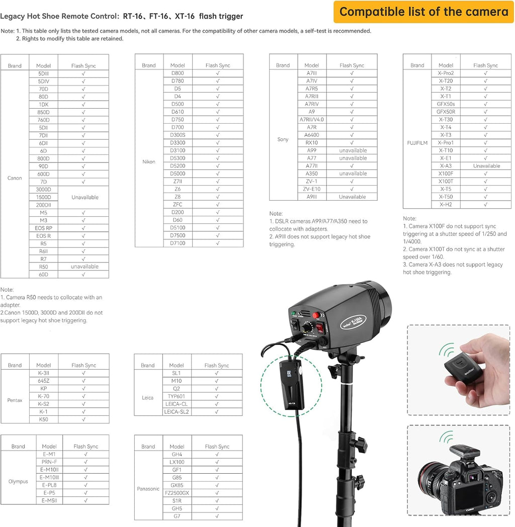 Professional Studio Flash Kit for Photography, Strobe Lights Softbox Lighting Kit, 2x180W 5600K Compact Monolights