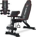 Adjustable Weight Bench, Foldable Incline Decline Flat Workout Bench for Home Gym Full Body Dumbbell Exercise, 660LBS
