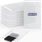 Clear Self-Seal Cushioned Bubble Pouches 4x5.5, 1500-Pack Protective