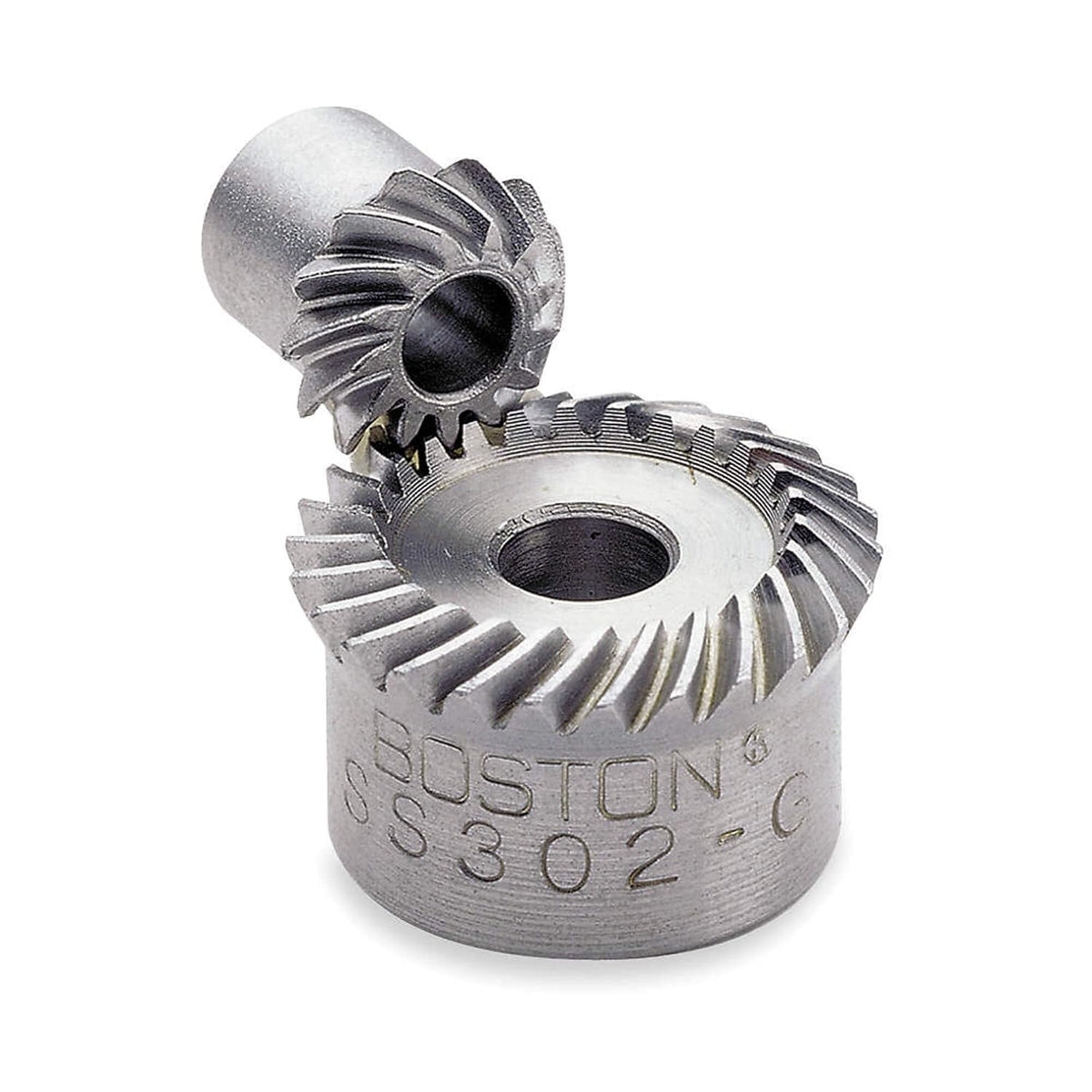 SH142-1K - Spiral Bevel Gear: Sold as Set - Right Hand (Gear)/Left Hand (Pinion), Dia. Pitch 14, Steel