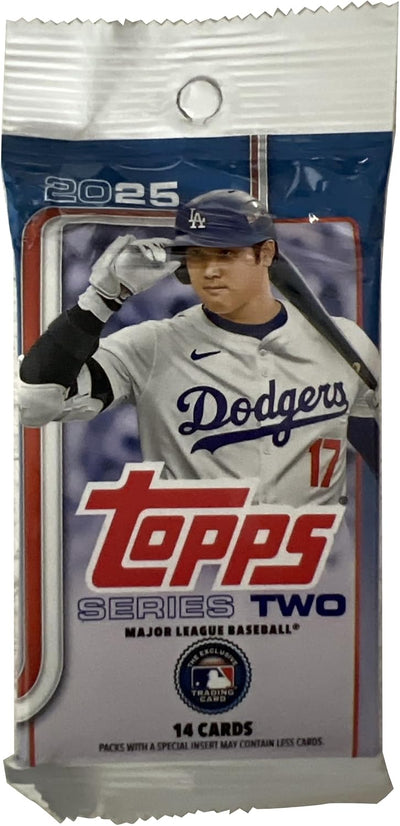 2025 Series 2 Baseball Trading Card Pack (14 Cards)