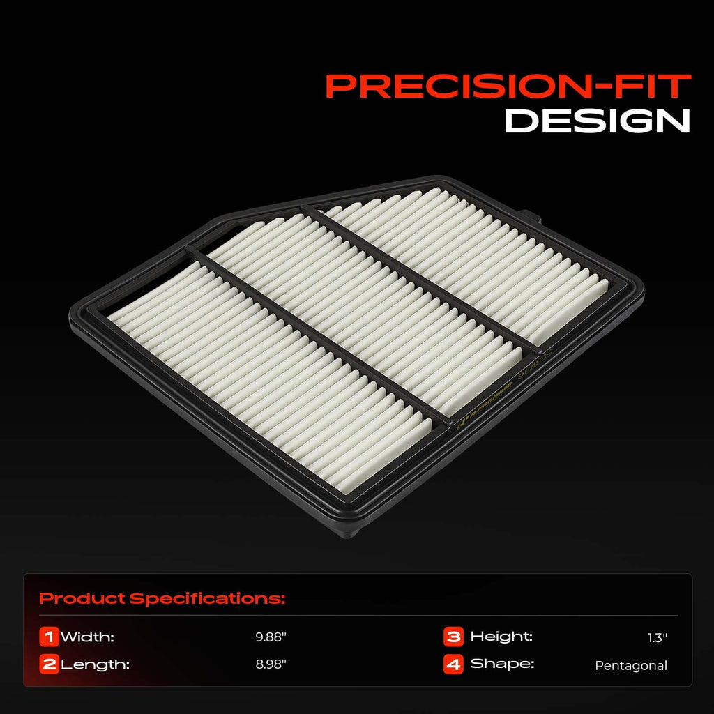 A-Premium 2-PC Front Engine Air Filter Compatible with Nissan