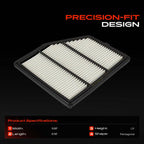 A-Premium 2-PC Front Engine Air Filter Compatible with Nissan