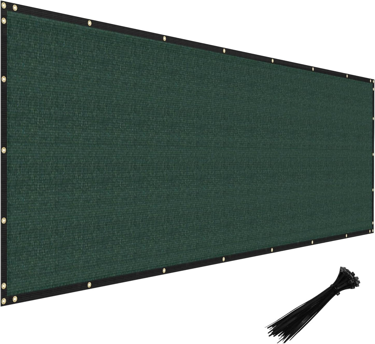 Privacy Fence Screen 6'x50' Heavy Duty Windscreen Fencing Mesh Fabric Shade Cover for Outdoor Wall Garden Yard Pool