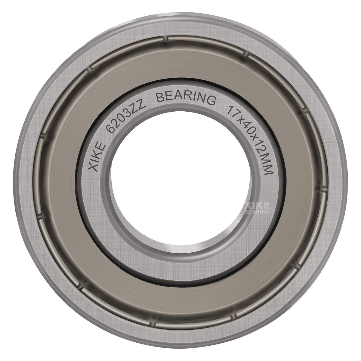 XiKe 6203ZZ Shielded Ball Bearings, 17x40x12mm Chrome Steel, 4 Pack