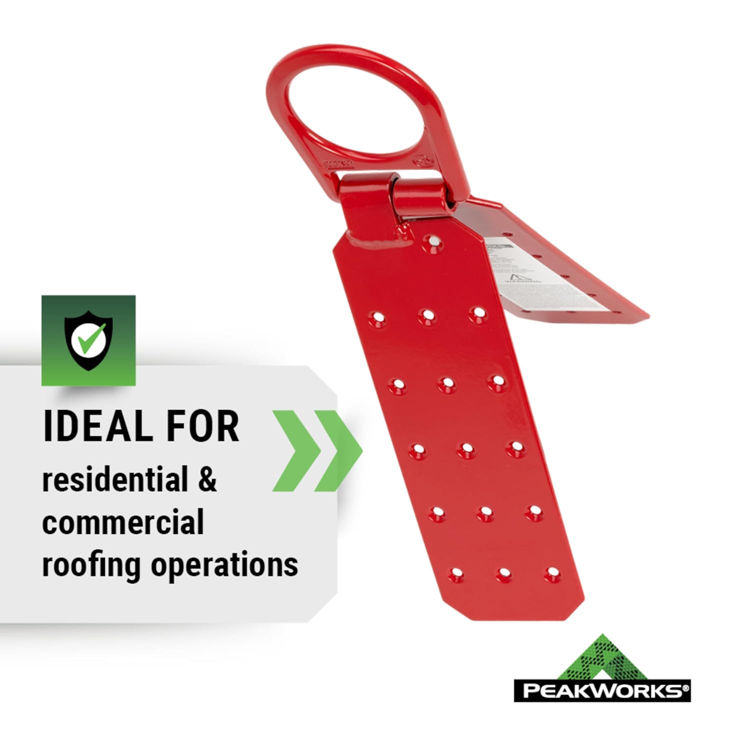 Temporary Reusable Roof Anchor Bracket - ANSI & OSHA Compliant