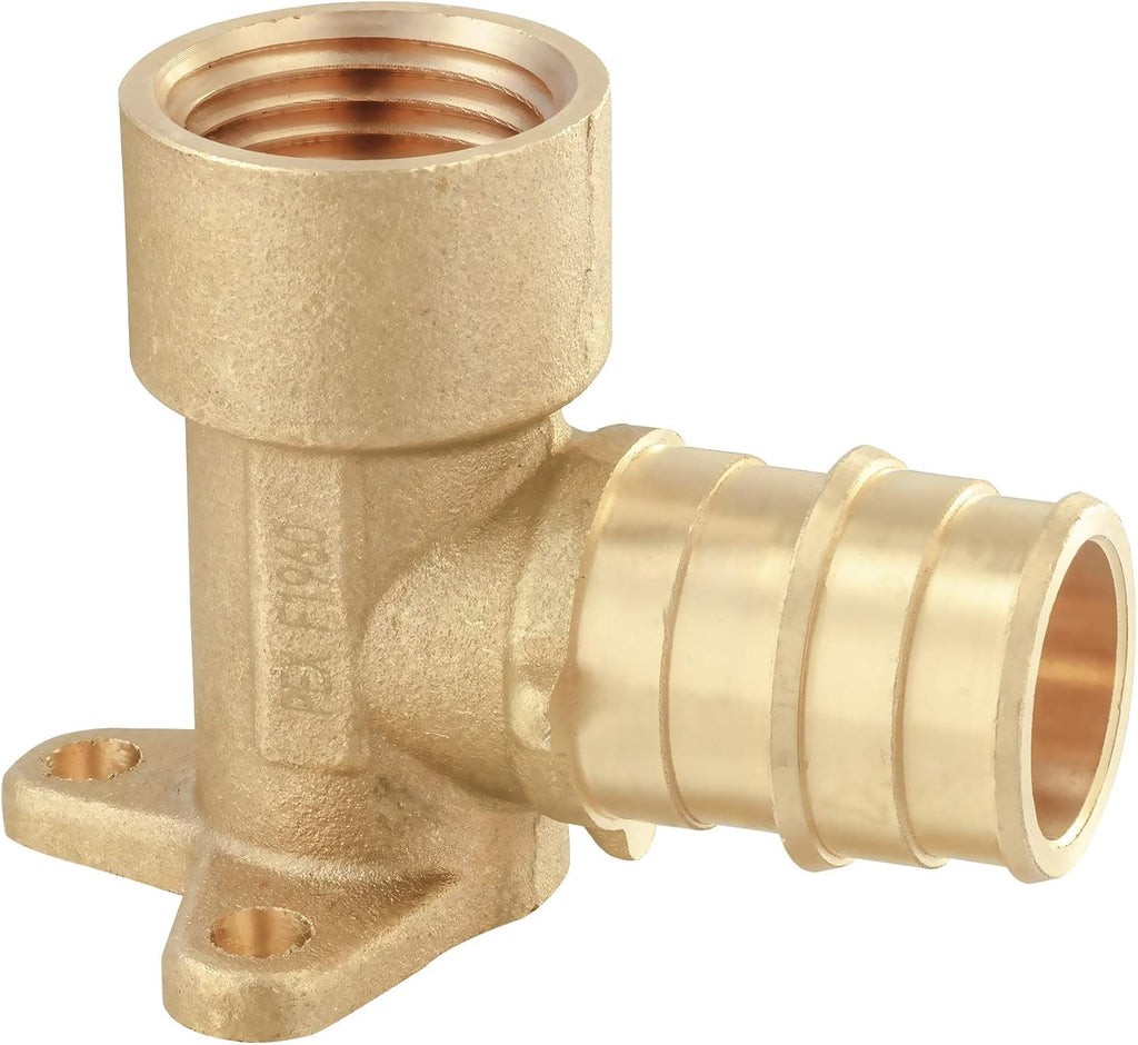 2 piece EFIELD 3/4"Pex A x 1/2" Female NPT Drop-ear Elbow