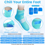 Cold Socks & Hands Ice Pack for Chemo Must Haves, Blue, XL