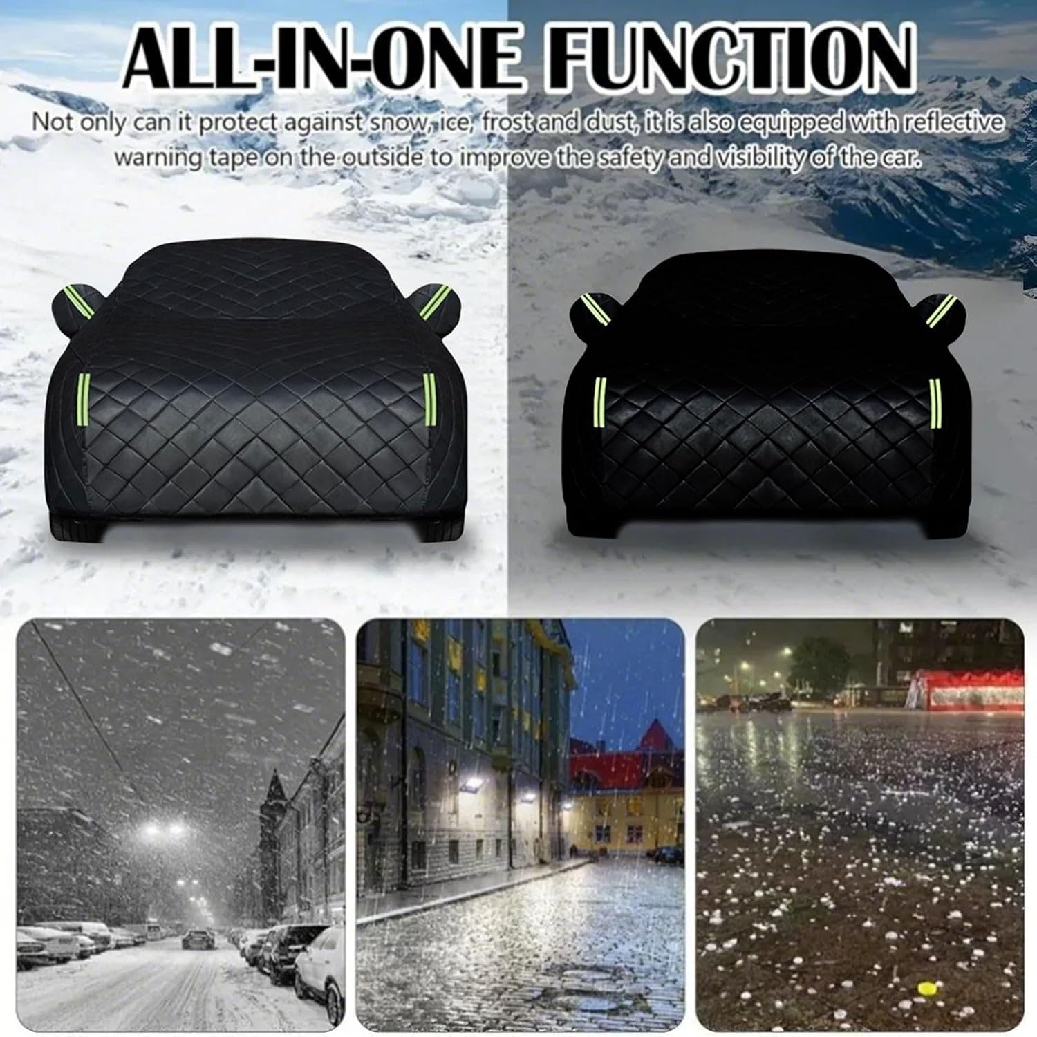 Hail Protector Car Cover Compatible with Mercedes AMG GLC 43 2016-2024 Anti-Hail Cover,Full Outdoor Hail Protection