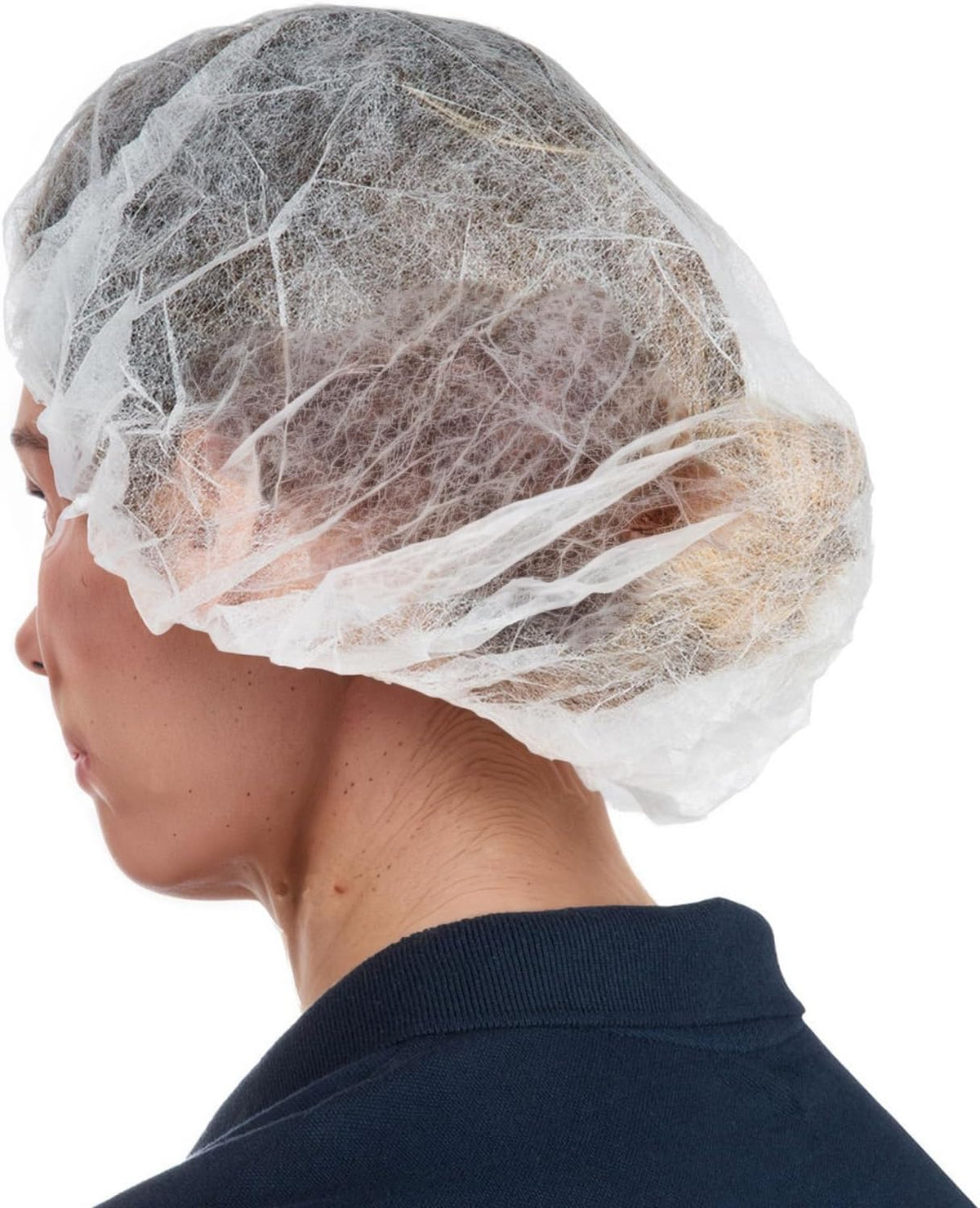 Disposable Bouffant Caps 24 inches, Hair Nets, for Food Service