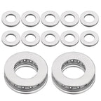 uxcell 12 Sets NTA815 Thrust Needle Roller Bearings with Washers, ID 1/2"
