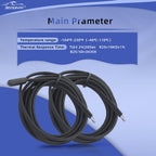 2PCS NTC Temperature Sensor Probe Fit for Dixell XR Series Controllers