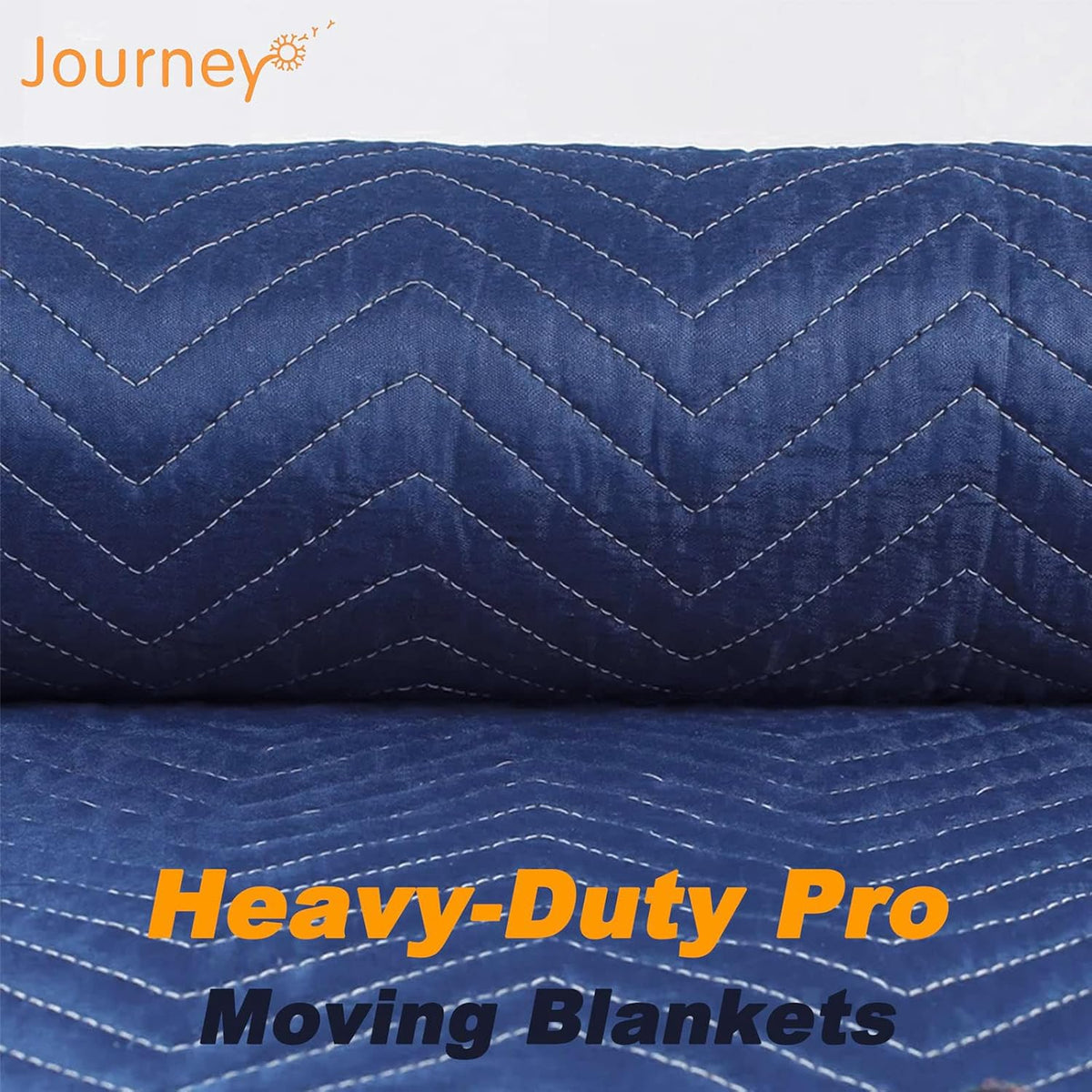 Padded Moving & Packing Blankets-Heavy Duty Pro - 80" x 72" (90lb/dz Weight) - Furniture Shipping Pads for Moving and