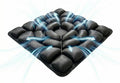 Inflatable Seat Cushion, Donut Cushion for Office Chair, Car & Wheelchair, Ergonomic Pressure Relief for Tailbone &
