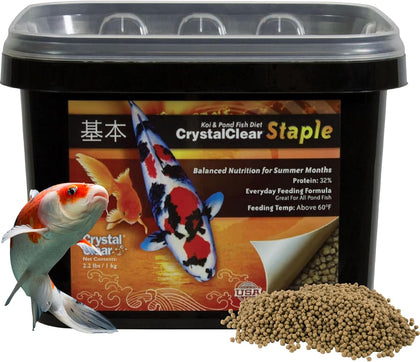 Staple Pond Fish Food for Koi & Goldfish, 2.2 Pound Bag