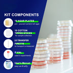 Nutrient Agar Petri Dishes Science Project Kit,10 Pre-Poured Agar Plates and Cotton Swabs for Science Experiments