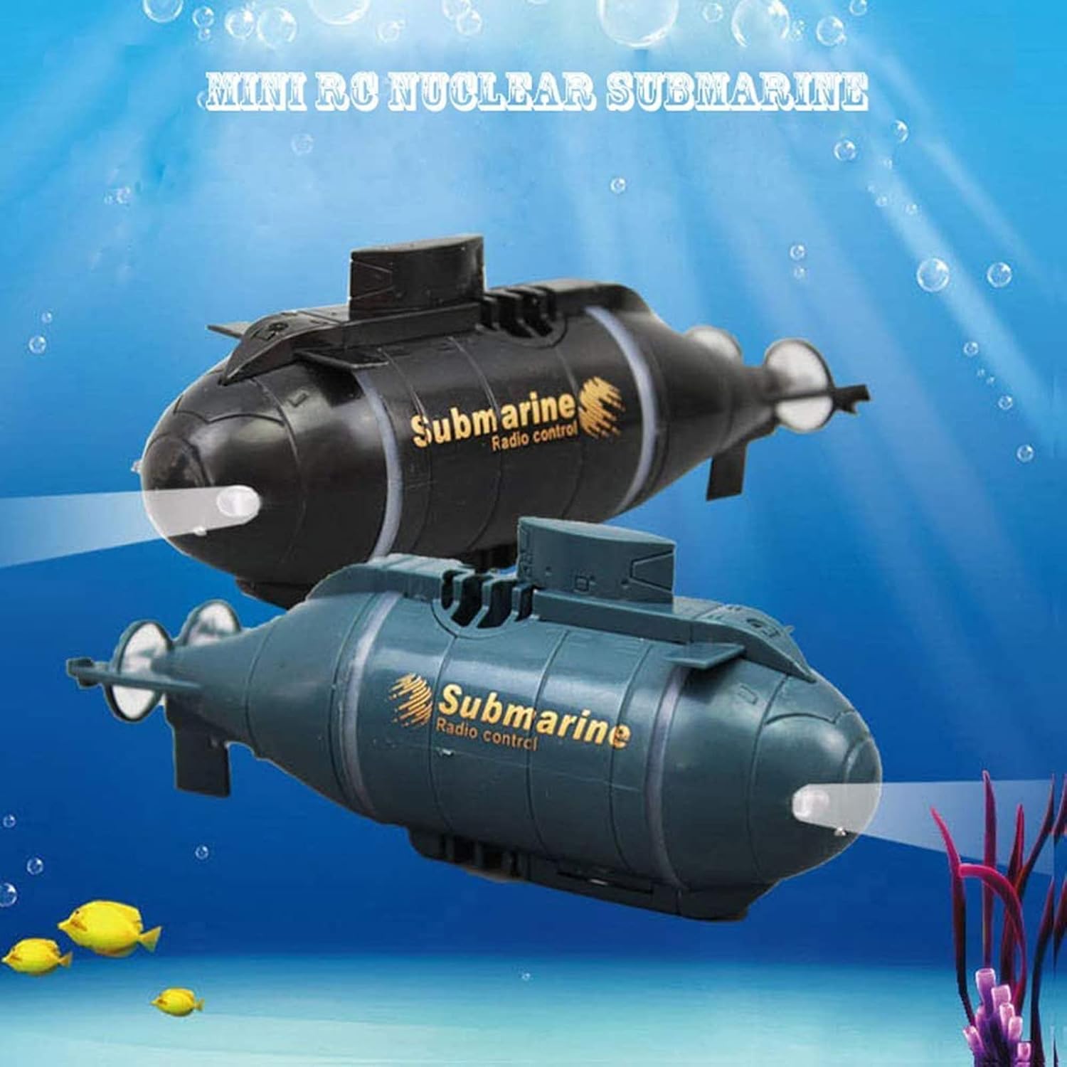 Mini RC Submarine for, 2.4G 6CH Remote Control Boat Remote Control Submarine, Model Electronic Water Toy Boat for