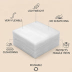 12"x12" Foam Wrap Sheets for Packing, 50 Pack Dish Packing Supplies for Moving Cushion Foam Pouches Cushioning Foams