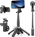 4-in-1 Multifunctional Magnetic Phone Tripod, Portable Selfie Stick for iPhone & Android with Detachable Remote and