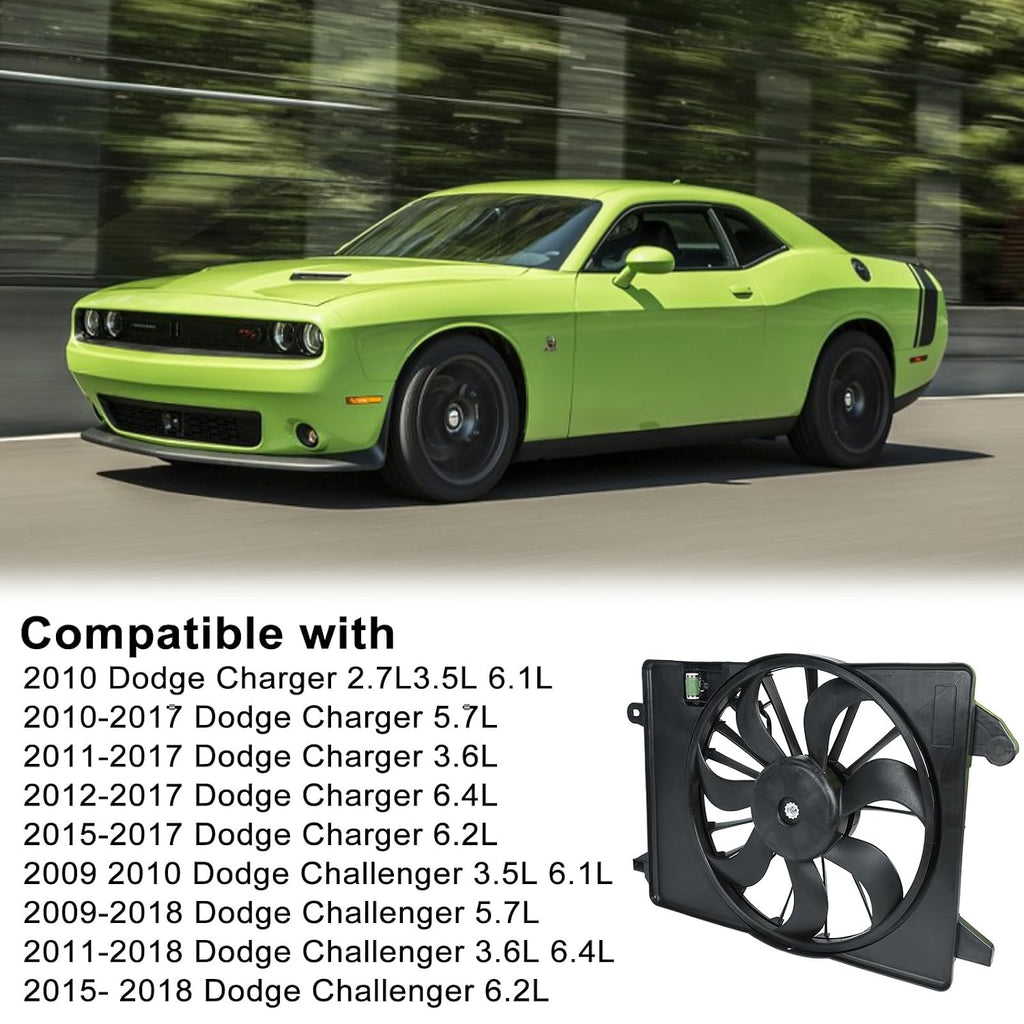 Condenser Cooling Radiator Fan Assembly