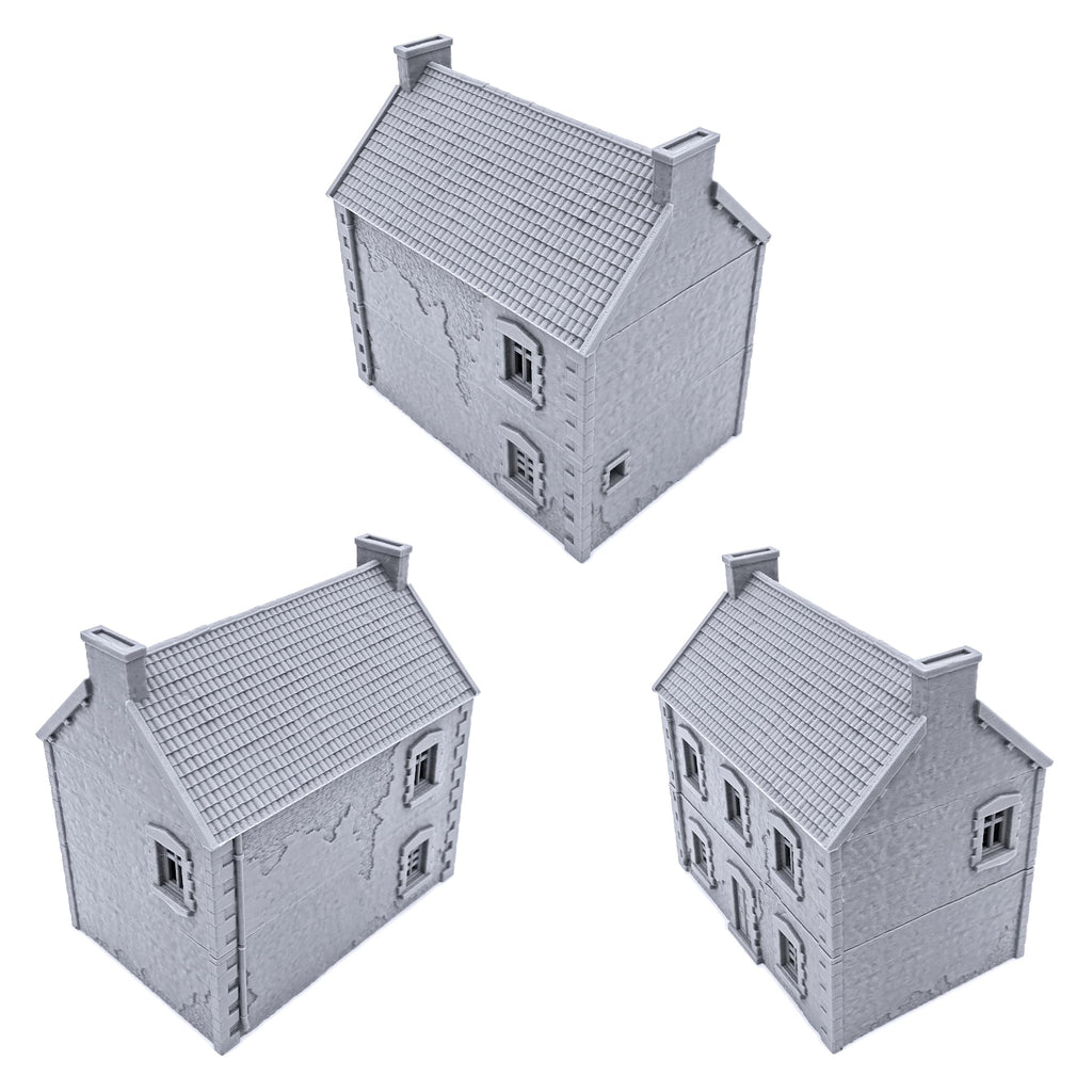 French Townhouse - RPG Terrain - Scenery for 28mm Tabletop Miniatures