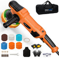 Car Buffer Polisher, 6 Inch Dual Action Polisher, 2500-6000RPM with 6 Variable Speed, Constant Power & Detachable