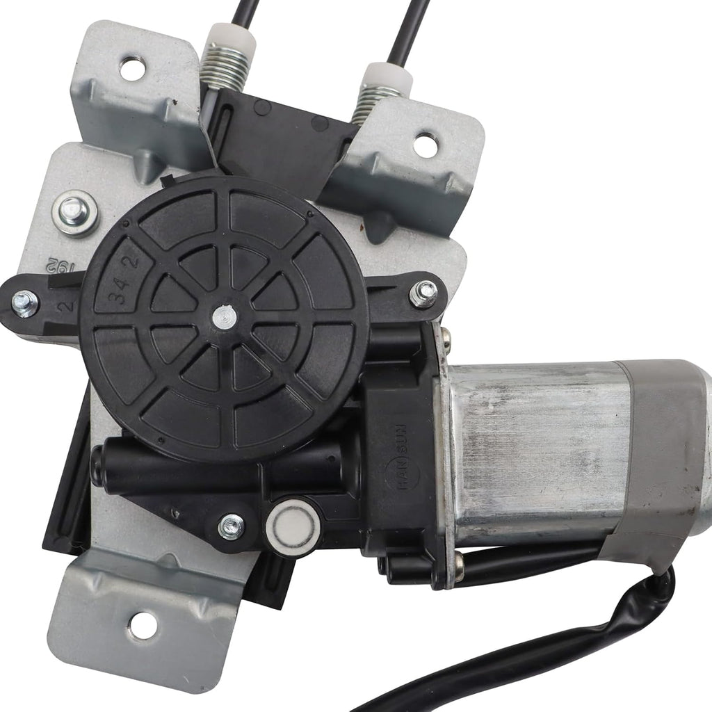 TRQ Rear Right Power Window Regulator & Motor Assembly Passenger Side