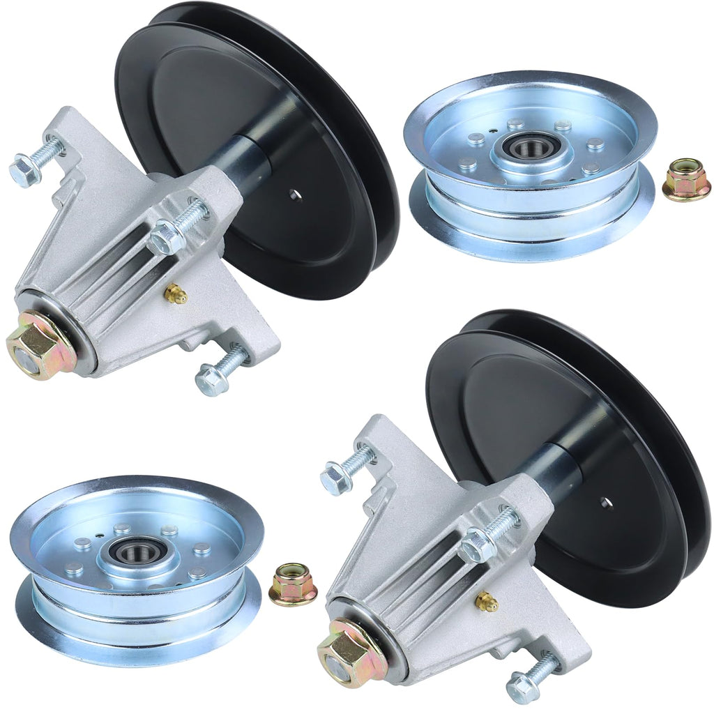 GUSUHAWK 2 Pack 918-06989 Spindle Assembly with Pulley for 46" Mower Decks
