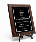 Custom Logo Wooden Award Plaque | Easel Mount Option | Upload Your Logo | Recognition of Achievement and Service