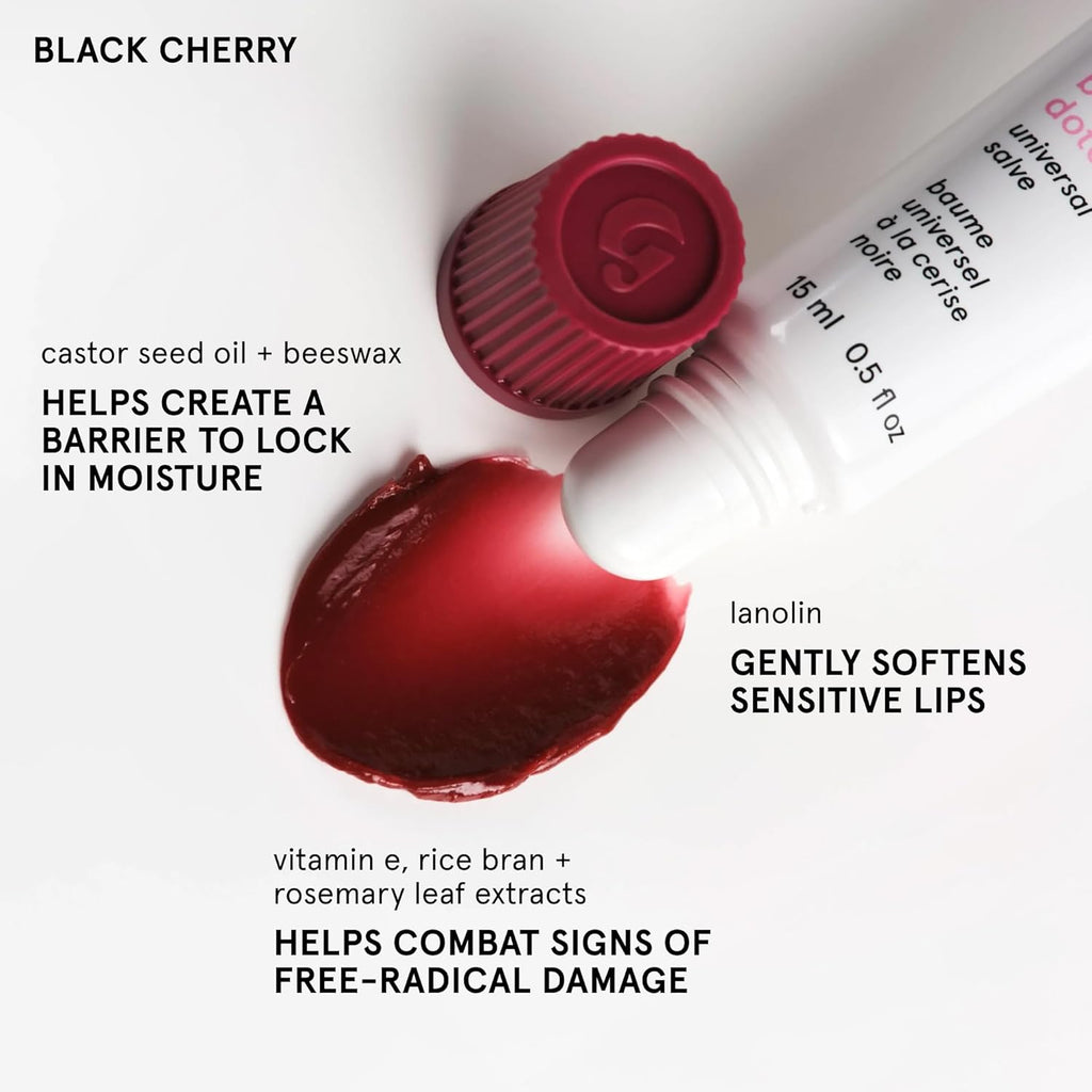 Balm Dotcom Lip Balm & Universal Salve, Black Cherry Burgundy Tint