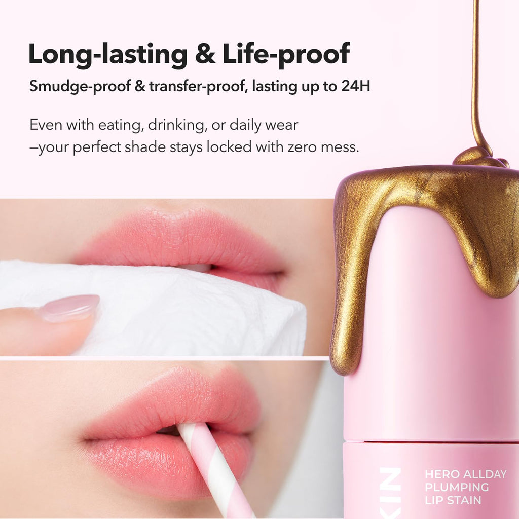 Hero All Day Plumping Lip Stain Rose pink