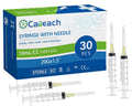 30 Packs 10mL Syringe with Needle 20 Gauge 1.5inch | Luer Lock Refilling Inks Individually Packaged