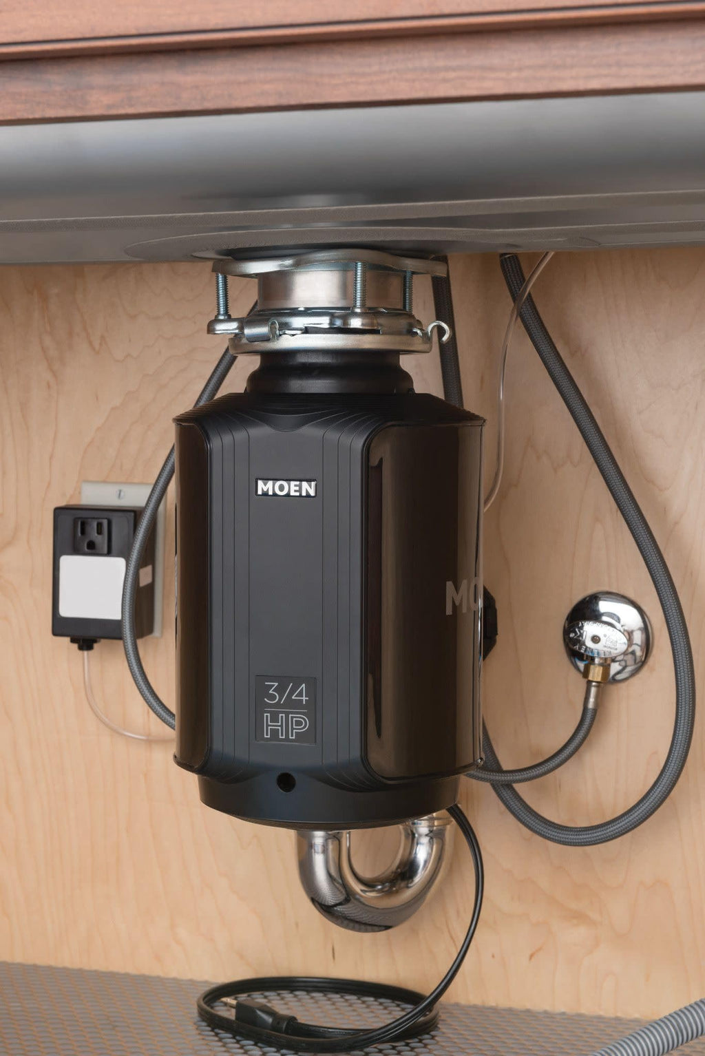 Waste King ARC-4200 Garbage Disposal Air Switch Base and Control Unit, Black
