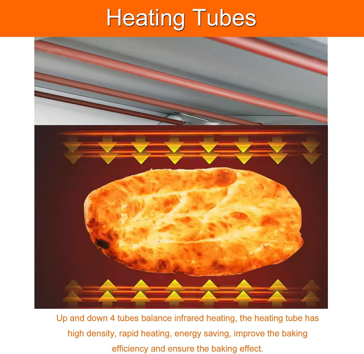Commercial Pizza Oven Movable Double Deck Convection Oven Commercial Cooker Double Electric Baking Ovens 20℃-350℃