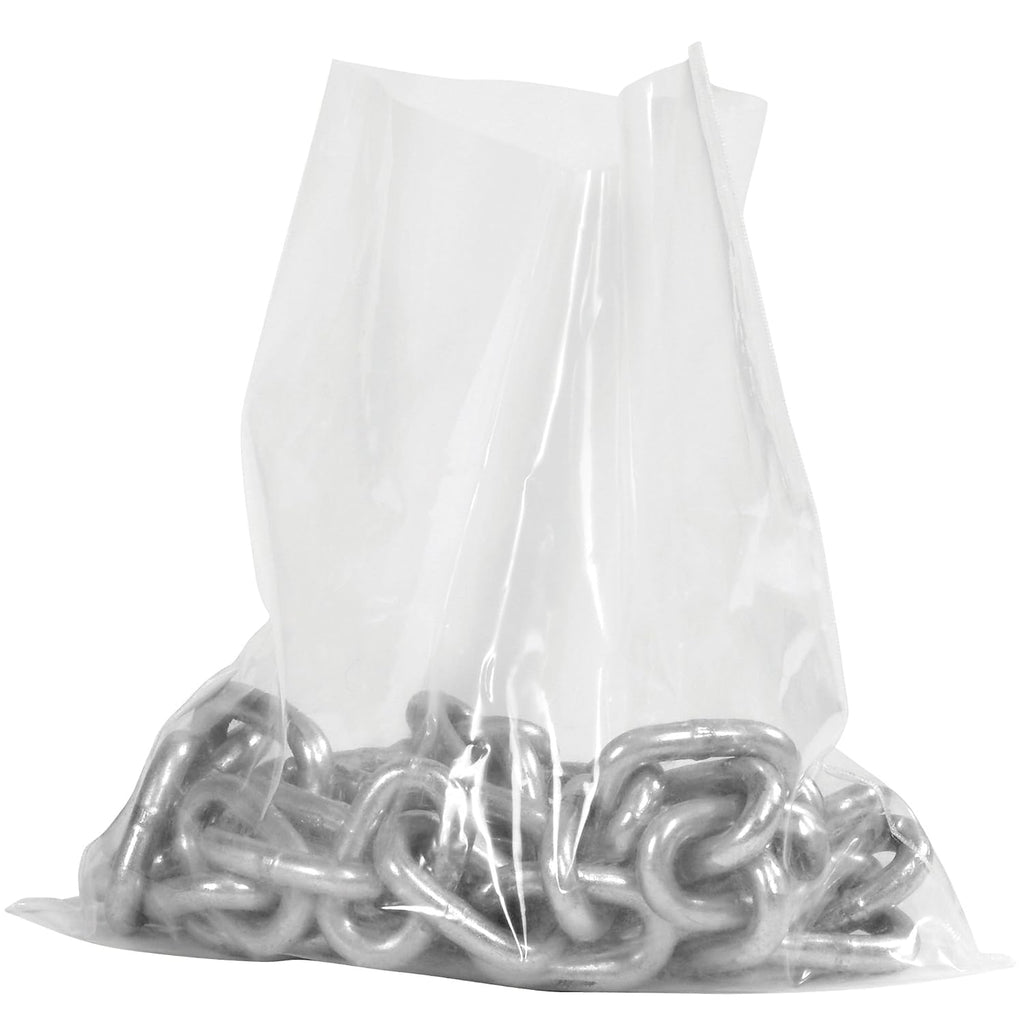 Flat Clear Poly Bags, 10" x 14", 1 Mil, 1000-Pack