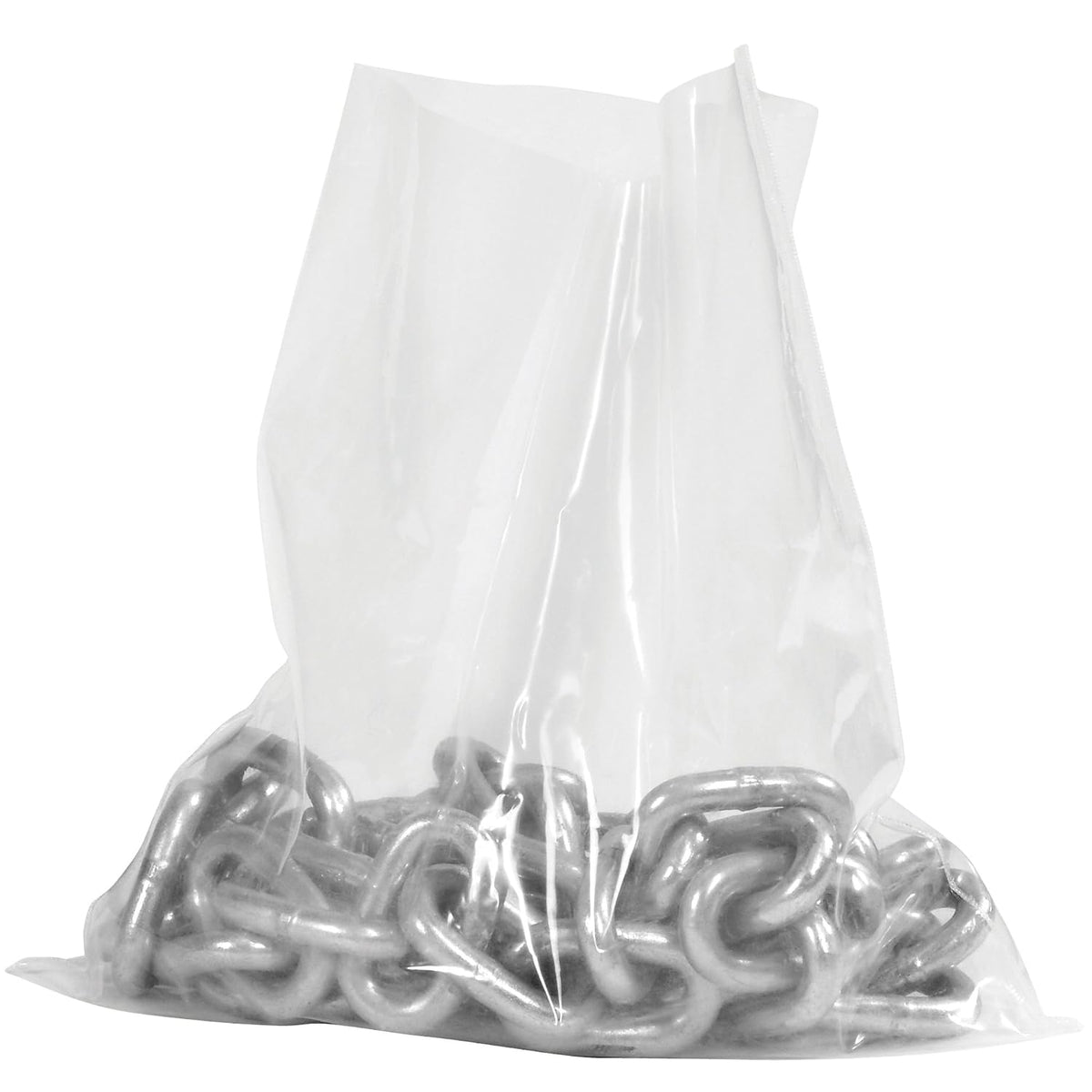 Flat Clear Poly Bags, 10" x 14", 1 Mil, 1000-Pack