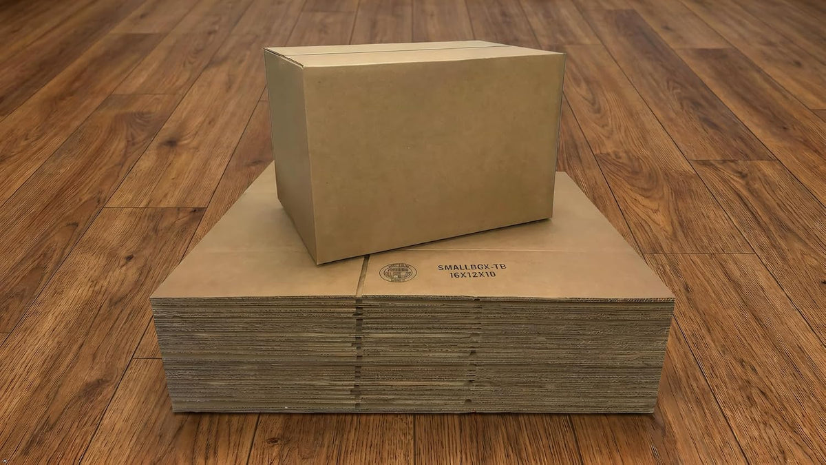 Corrugated Shipping Boxes, 25 Pack, 16 x 12 x 10 inch