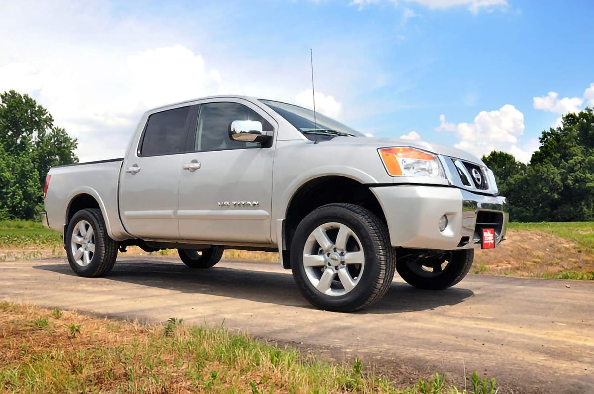 Rough Country 2" Leveling Kit for 2004-2024 Nissan Titan | Anodized Red - 863RED