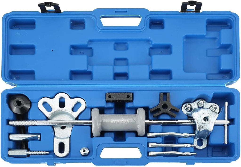 9-Way Slide Hammer Puller Set 19pc Wheel Hub Axle Bearing Puller Kit